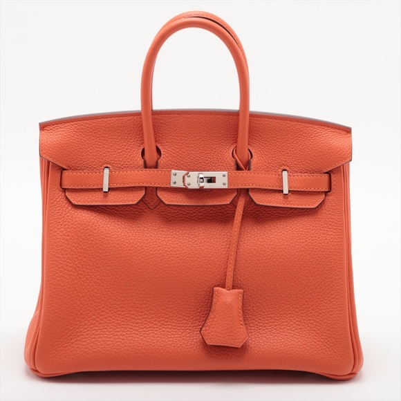 Hermes Handbags - Sold out ✅ Hermes Birkin 25 Togo Orange Poppy Silver Metal